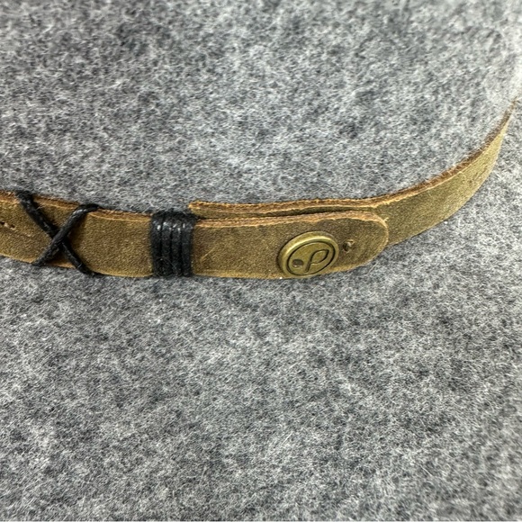 Pistil Soho Charcoal Gray Wool Felt Floppy Wide Brim Hat - Picture 7 of 11